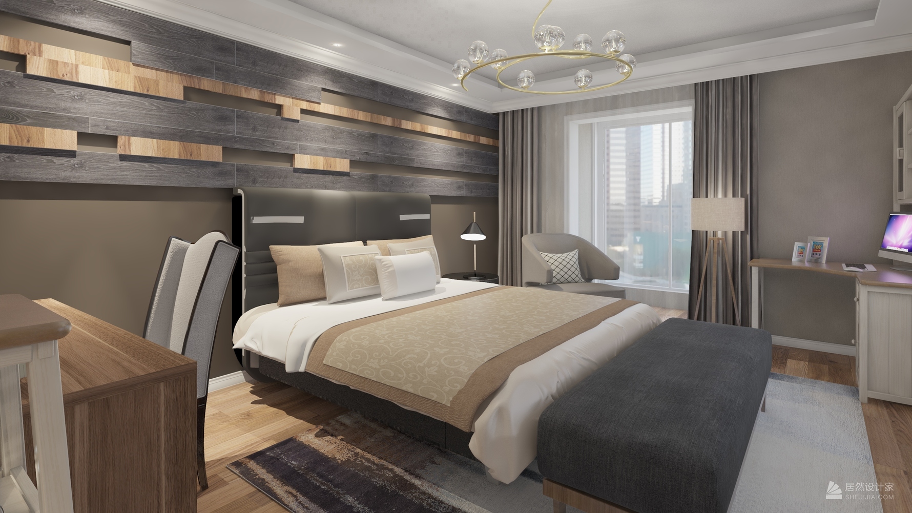 北欧风格四室两厅装修设计效果图