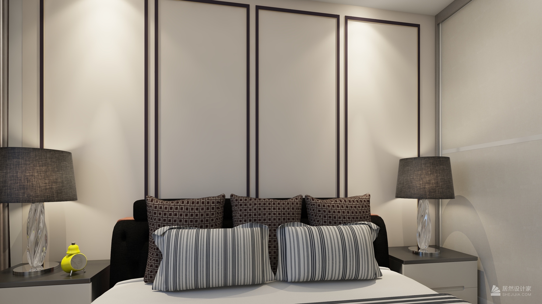 其它风格三室两厅装修设计效果图