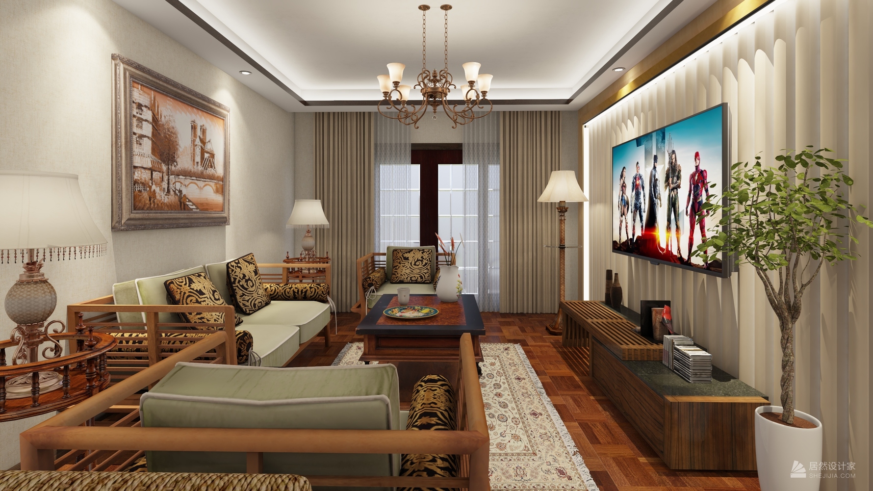 其它风格两室undefined装修设计效果图