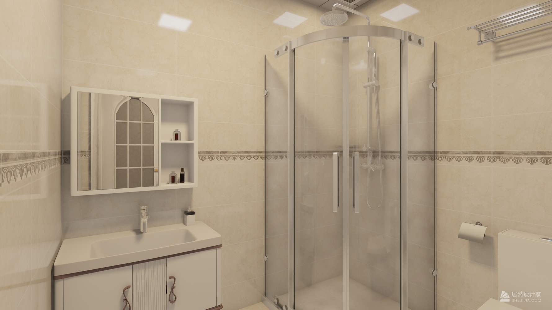 其它风格三室一厅装修设计效果图