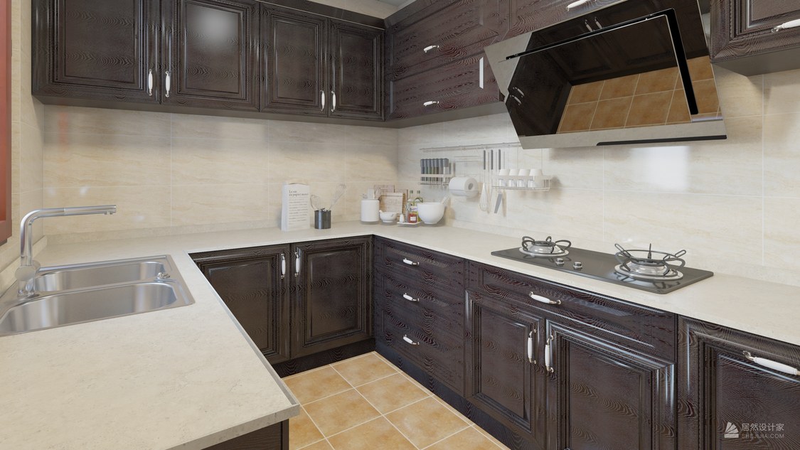 北京市通州区 京贸国际城2室2厅1卫 94m²欧式两居