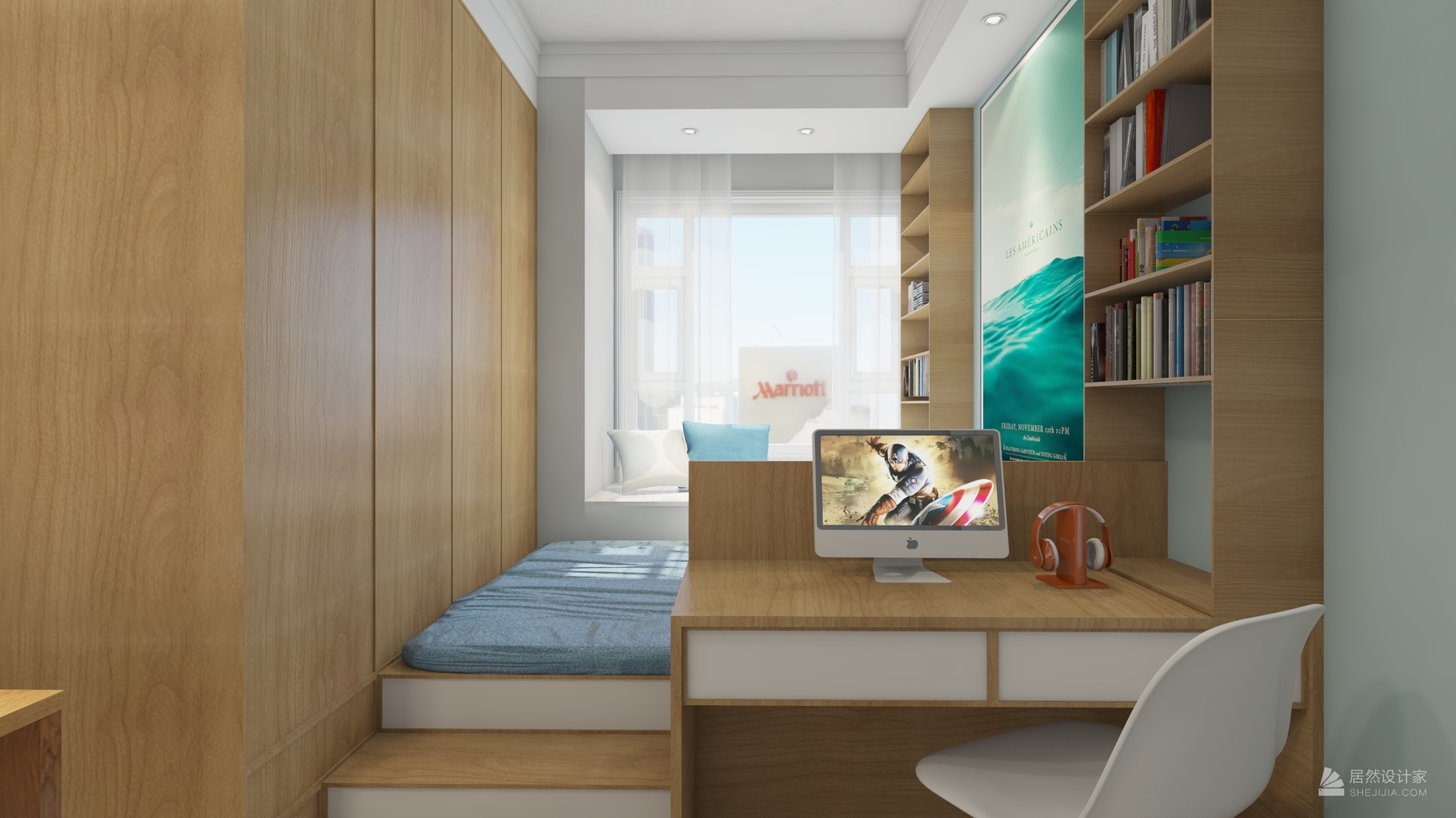 其它风格三室两厅装修设计效果图