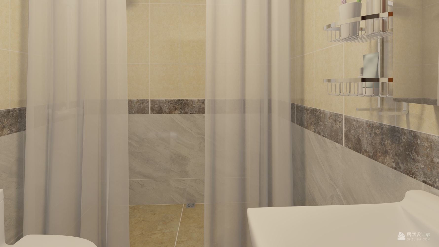 其它风格三室两厅装修设计效果图