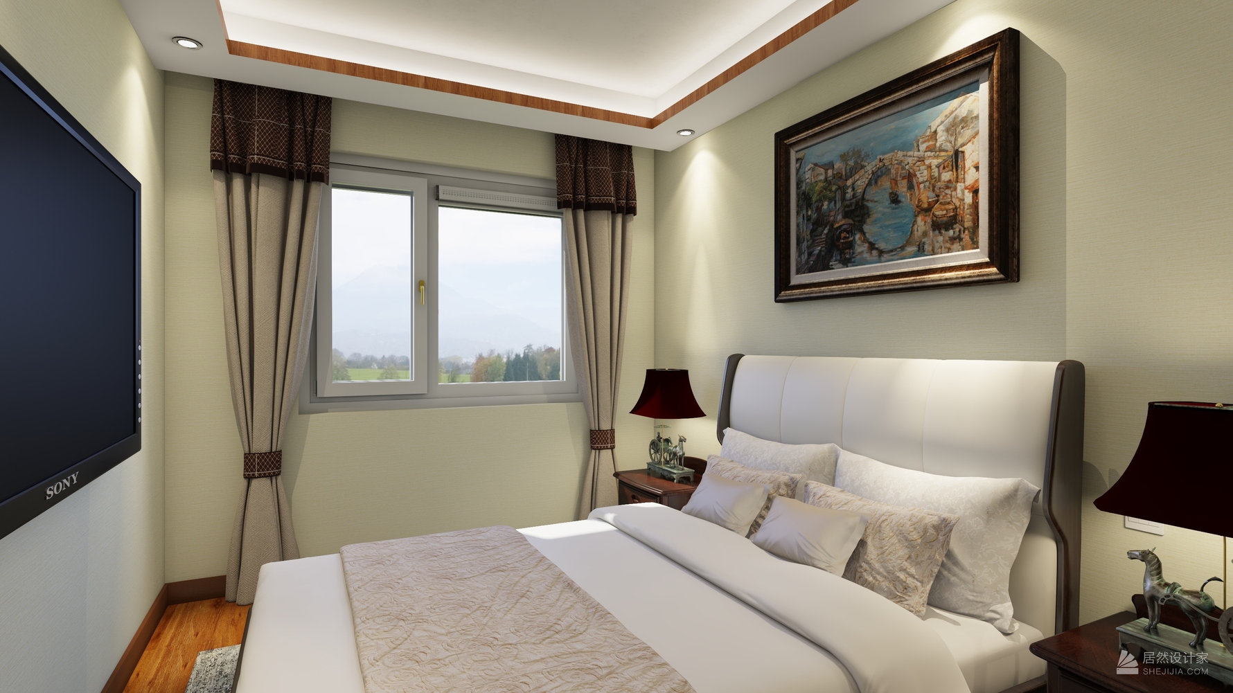 其它风格两室一厅装修设计效果图