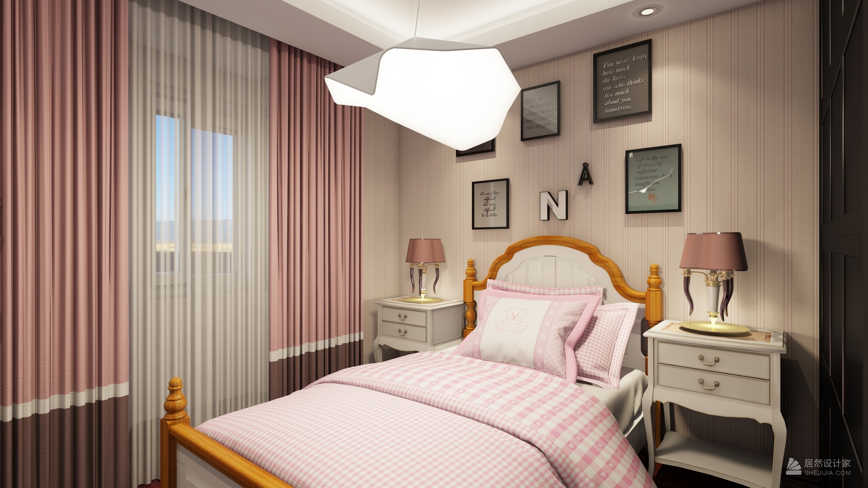 其它风格三室两厅装修设计效果图