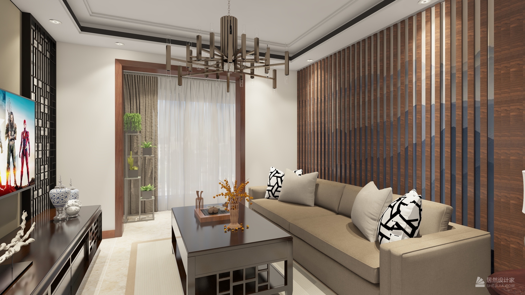 其它风格两室两厅装修设计效果图