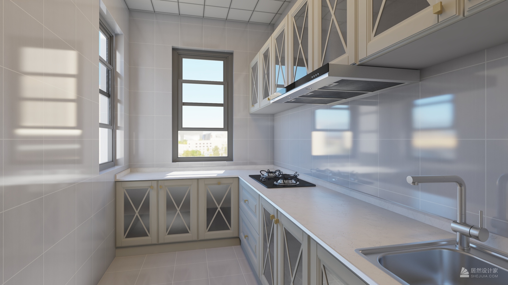 其它风格三室两厅装修设计效果图