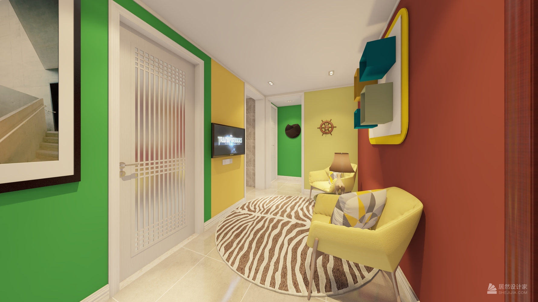 其它风格两室一厅装修设计效果图