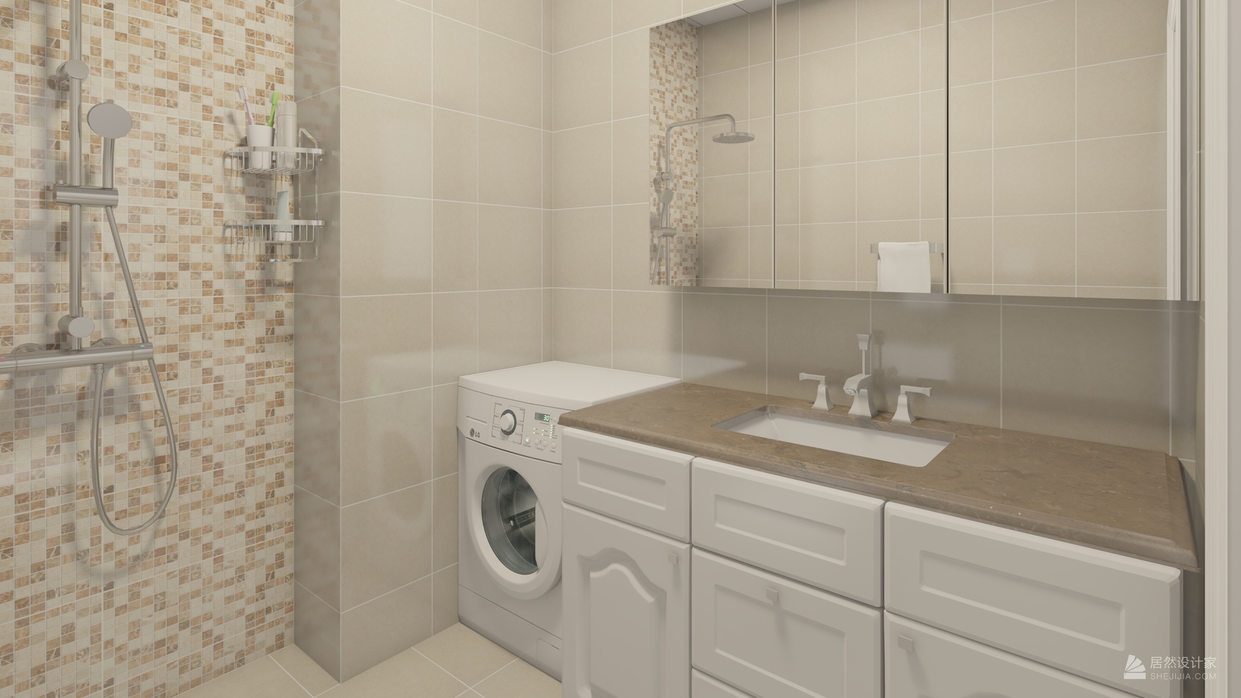 其它风格两室两厅装修设计效果图