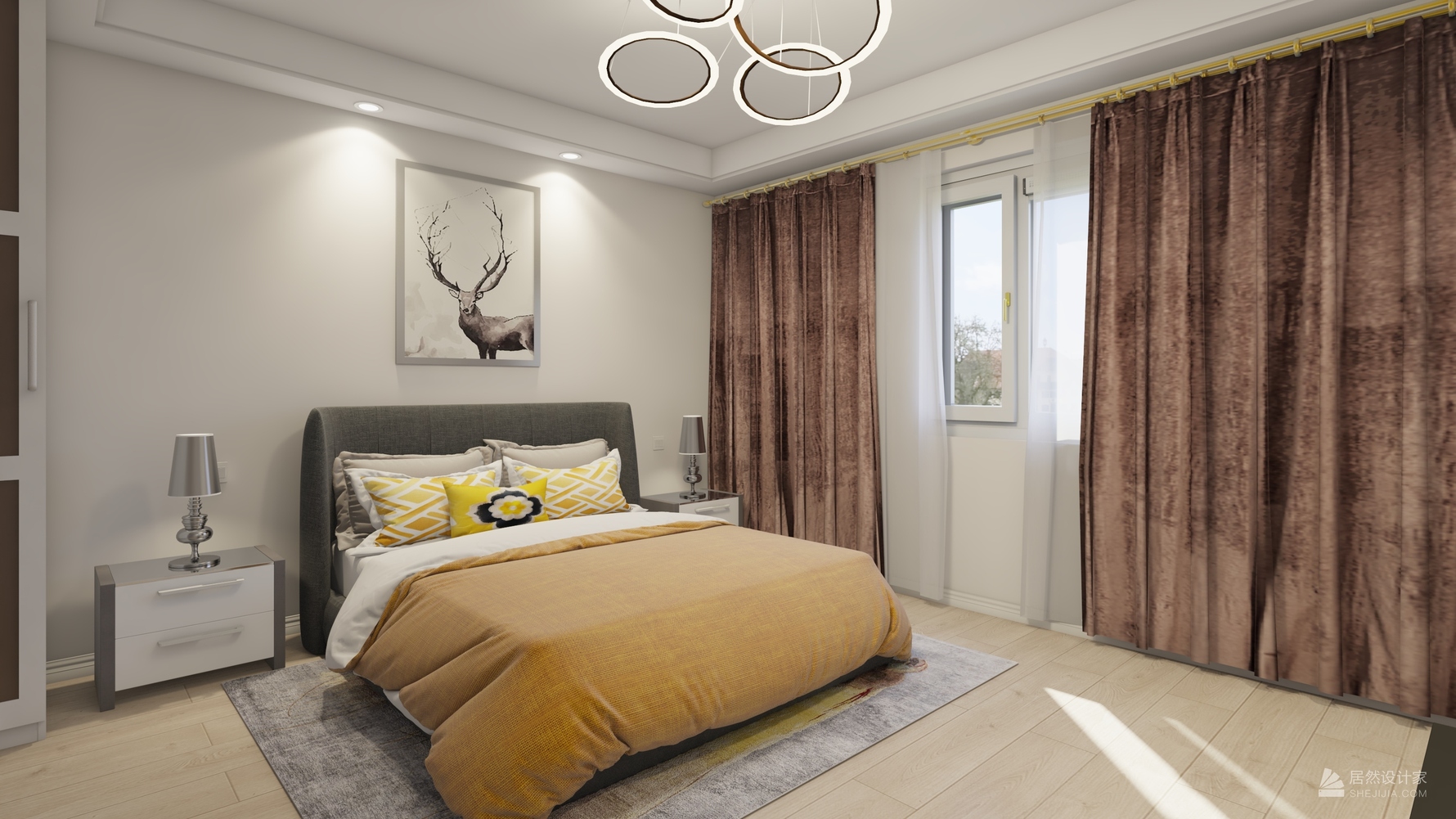 其它风格四室一厅装修设计效果图