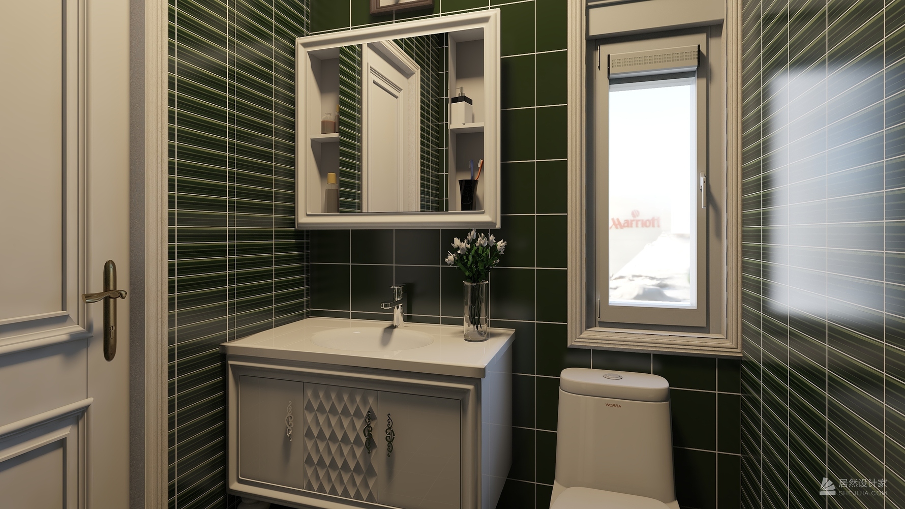 其它风格三室两厅装修设计效果图