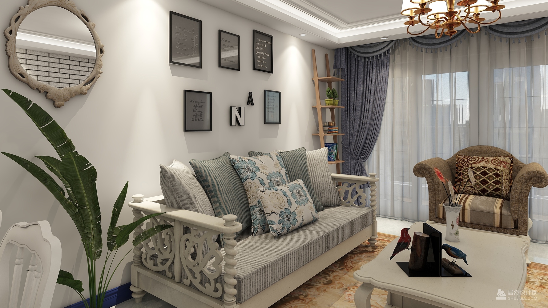 其它风格两室两厅装修设计效果图