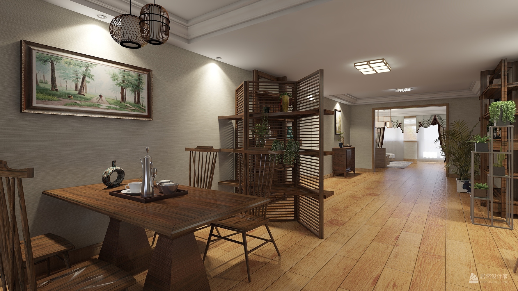 其它风格四室两厅装修设计效果图