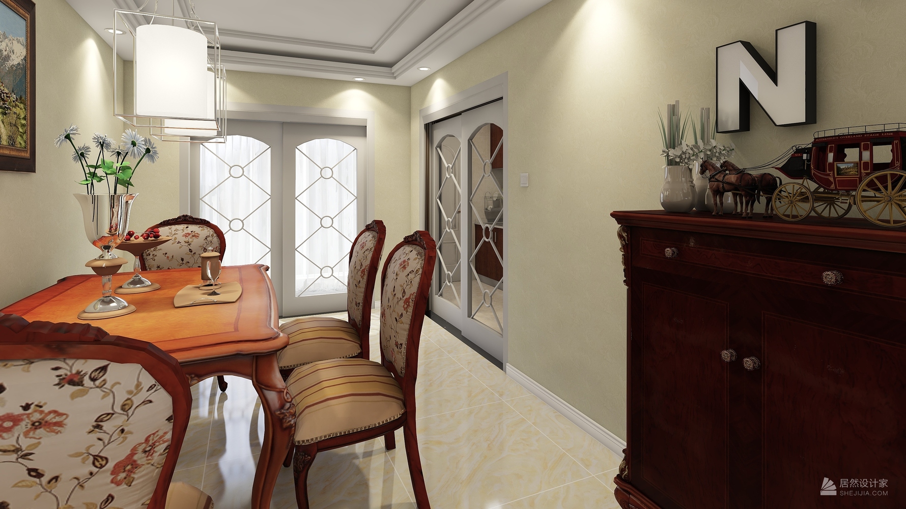 其它风格四室两厅装修设计效果图