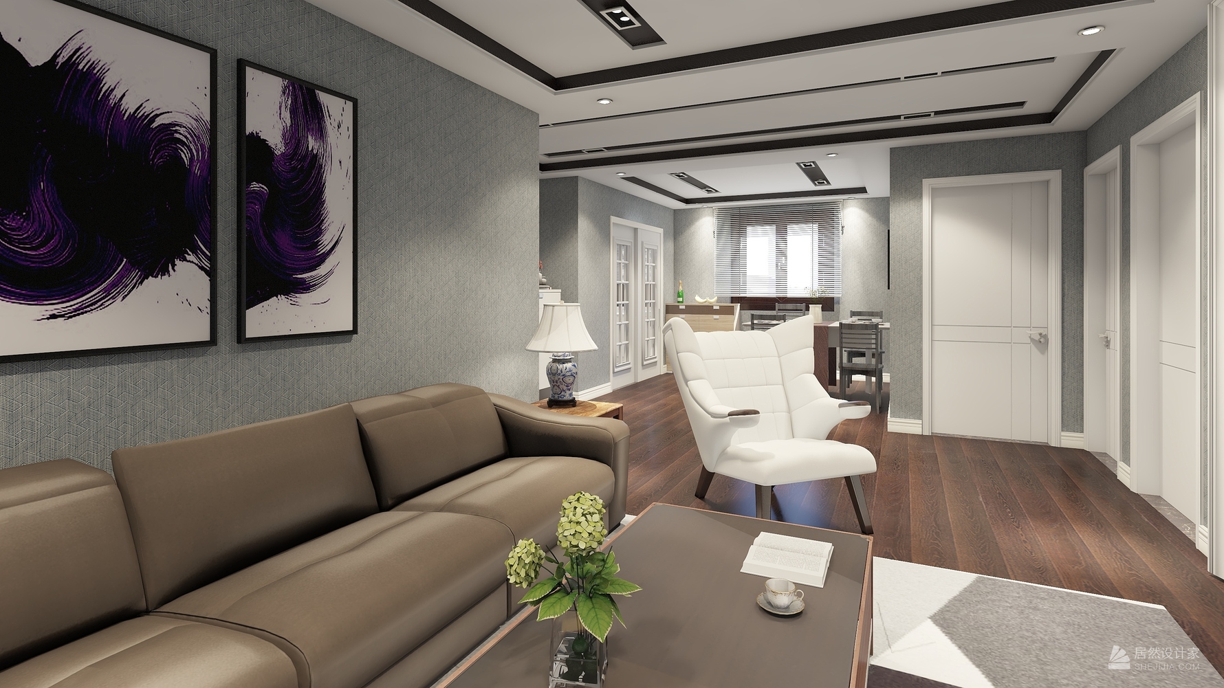 其它风格两室一厅装修设计效果图