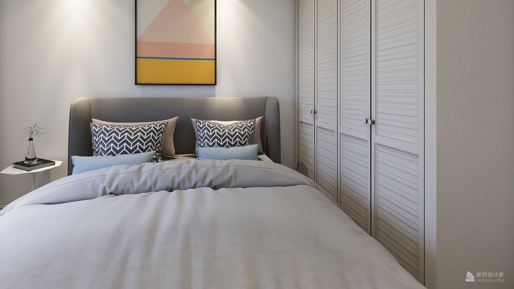 现代风格次卧装修设计效果图