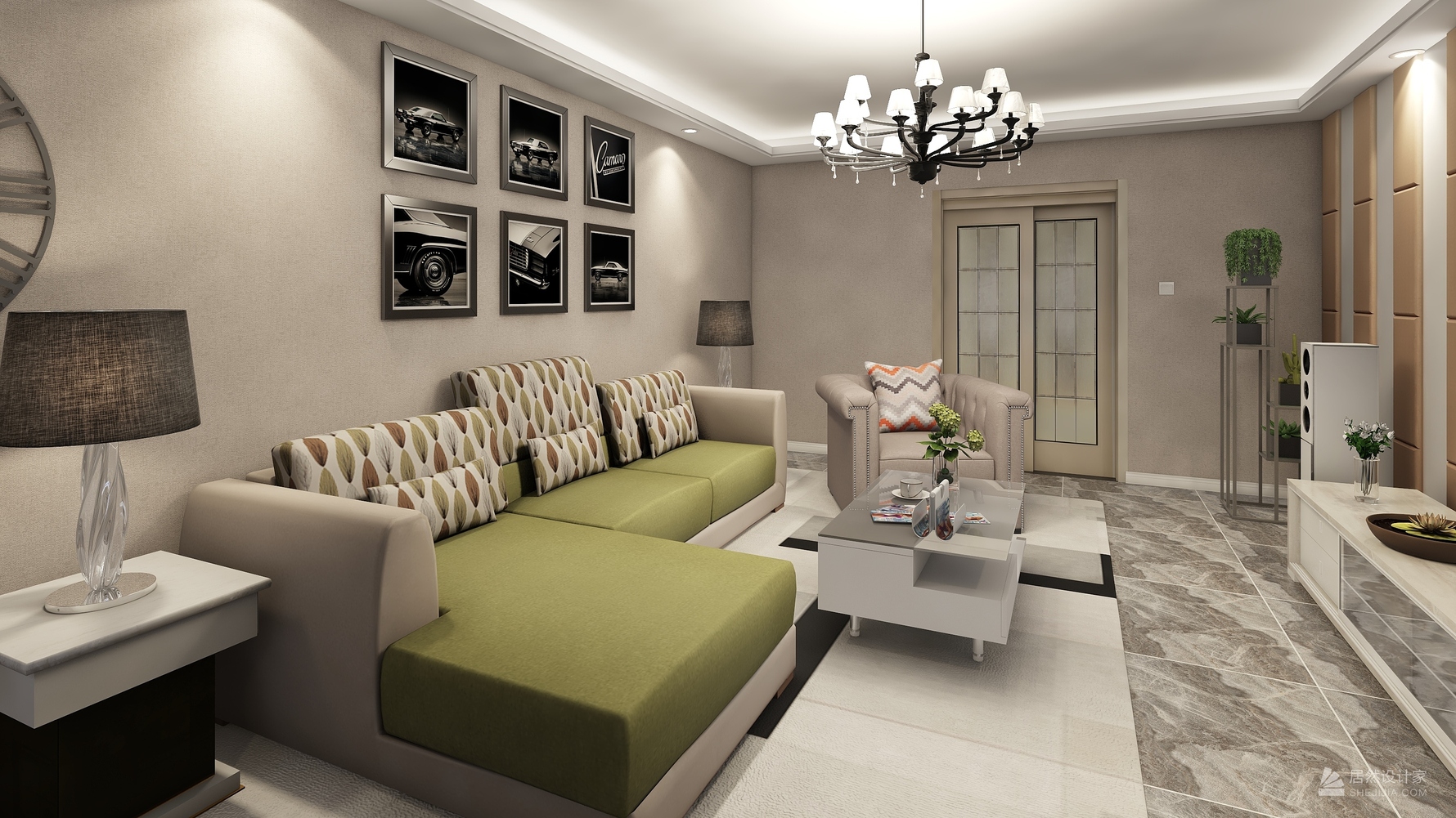 其它风格四室两厅装修设计效果图