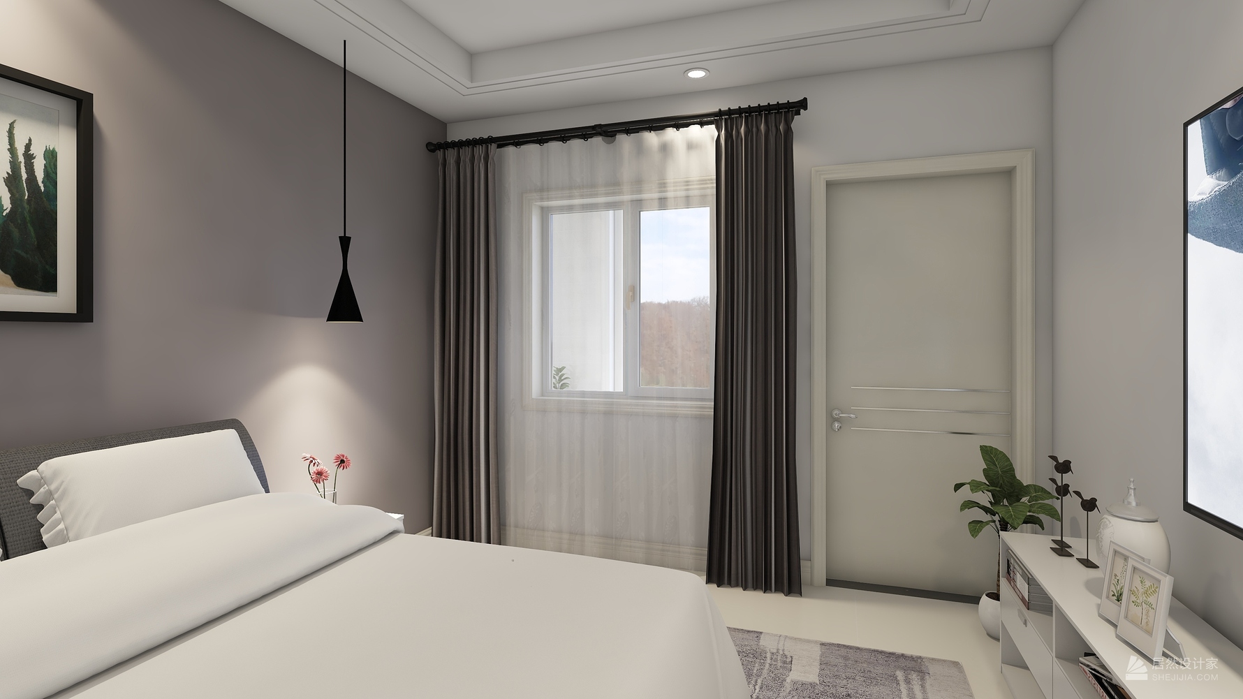 其它风格两室一厅装修设计效果图