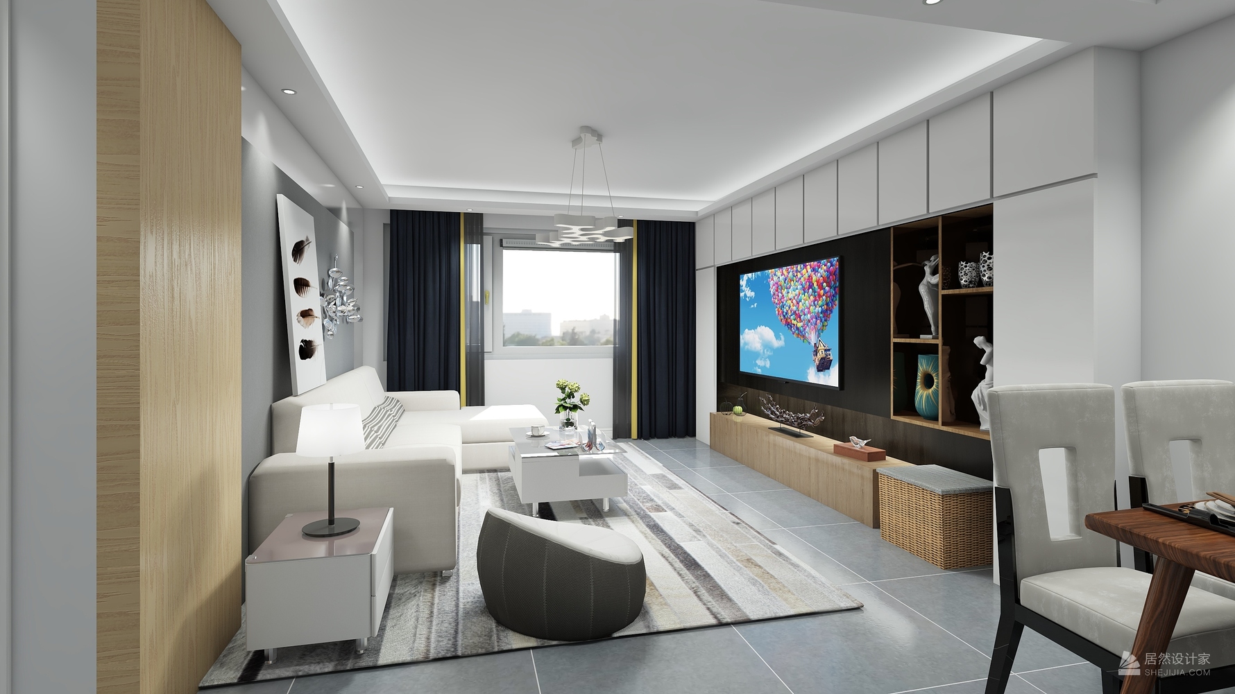 其它风格两室两厅装修设计效果图