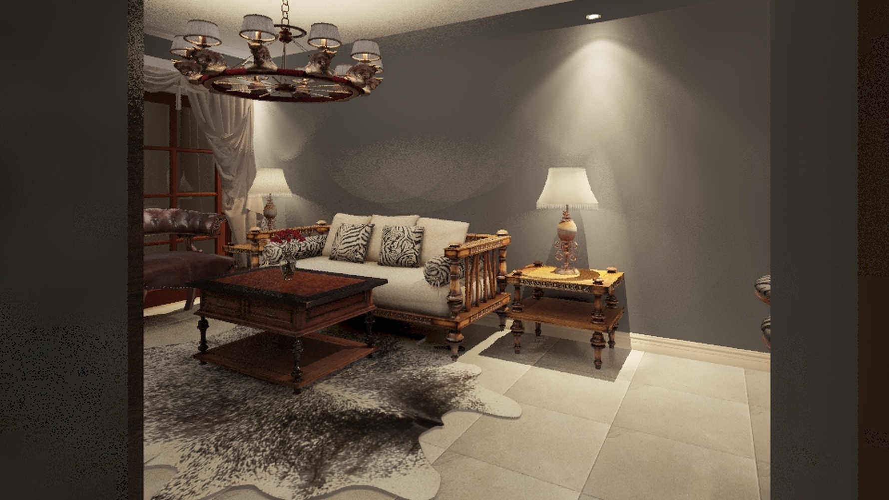 其它风格两室两厅装修设计效果图