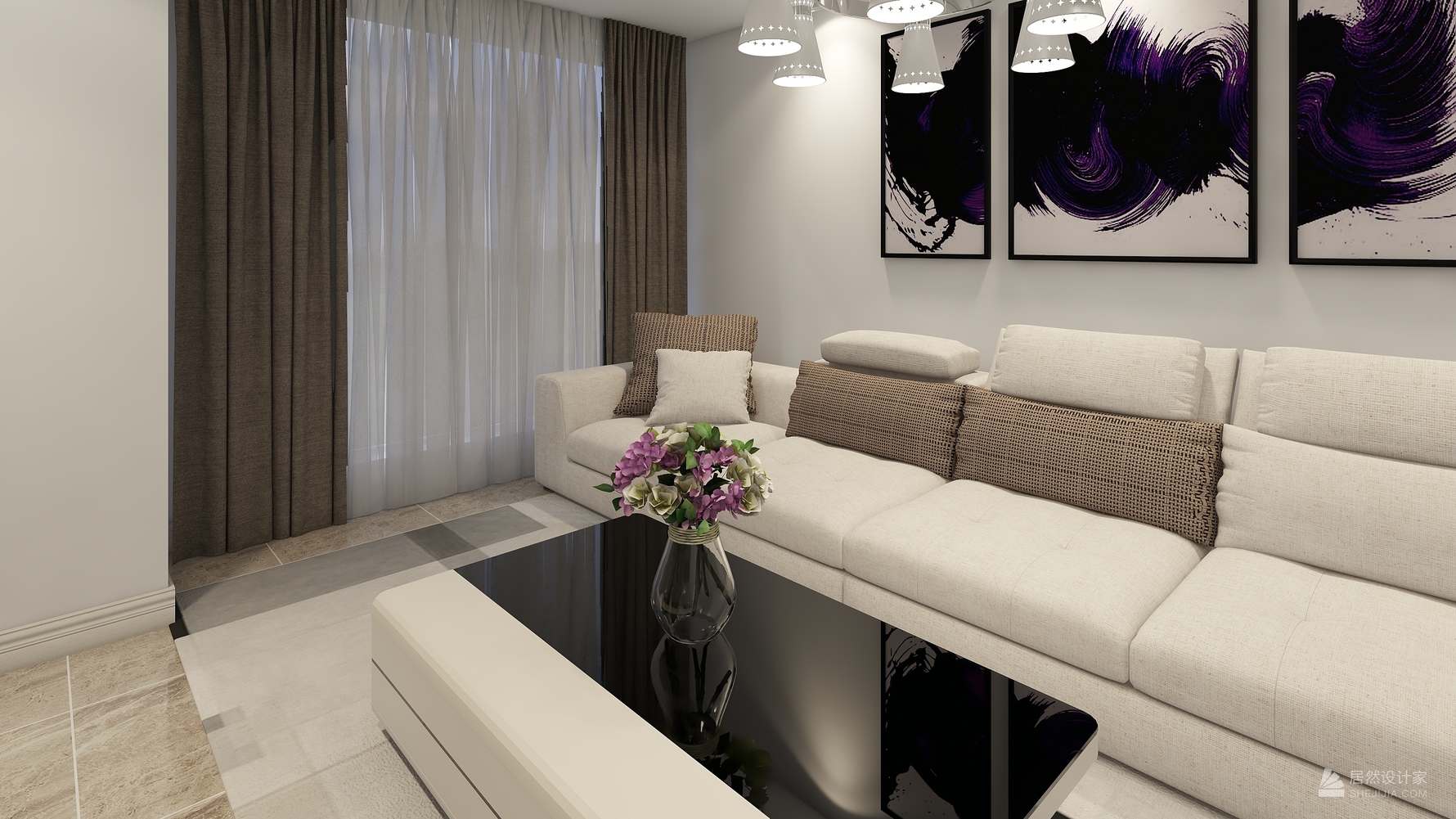 其它风格两室一厅装修设计效果图