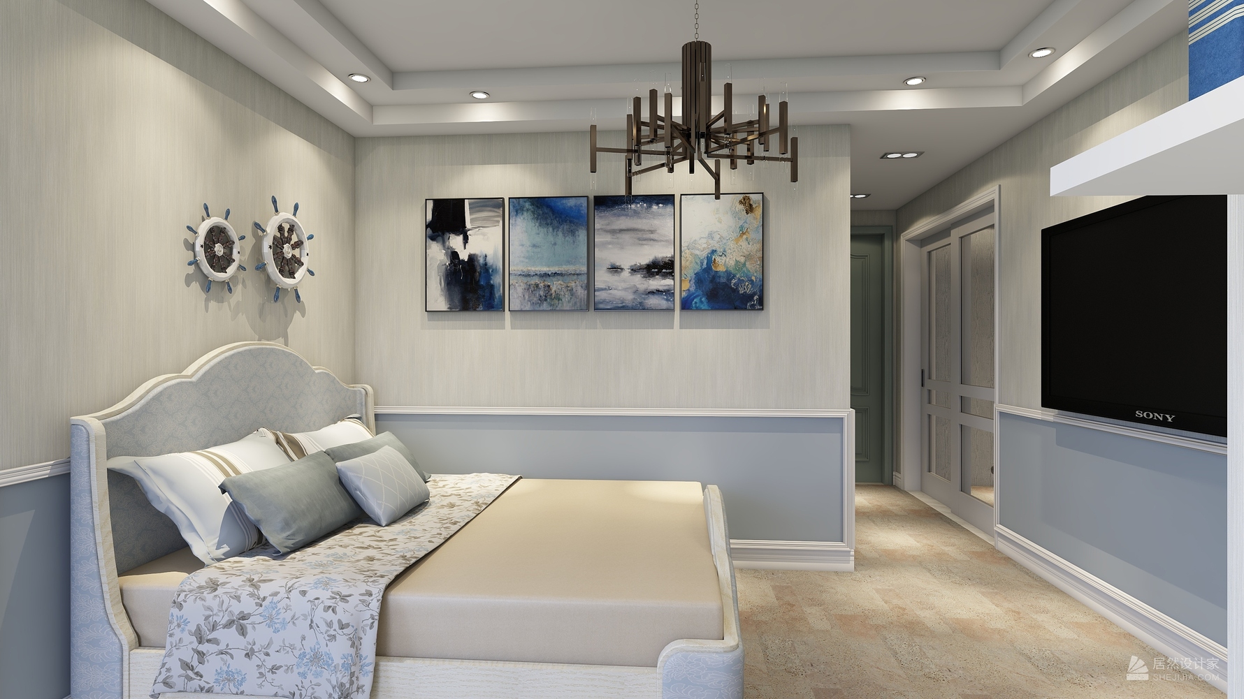 其它风格四室两厅装修设计效果图