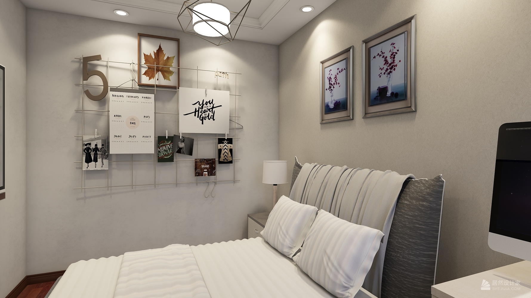 其它风格两室两厅装修设计效果图