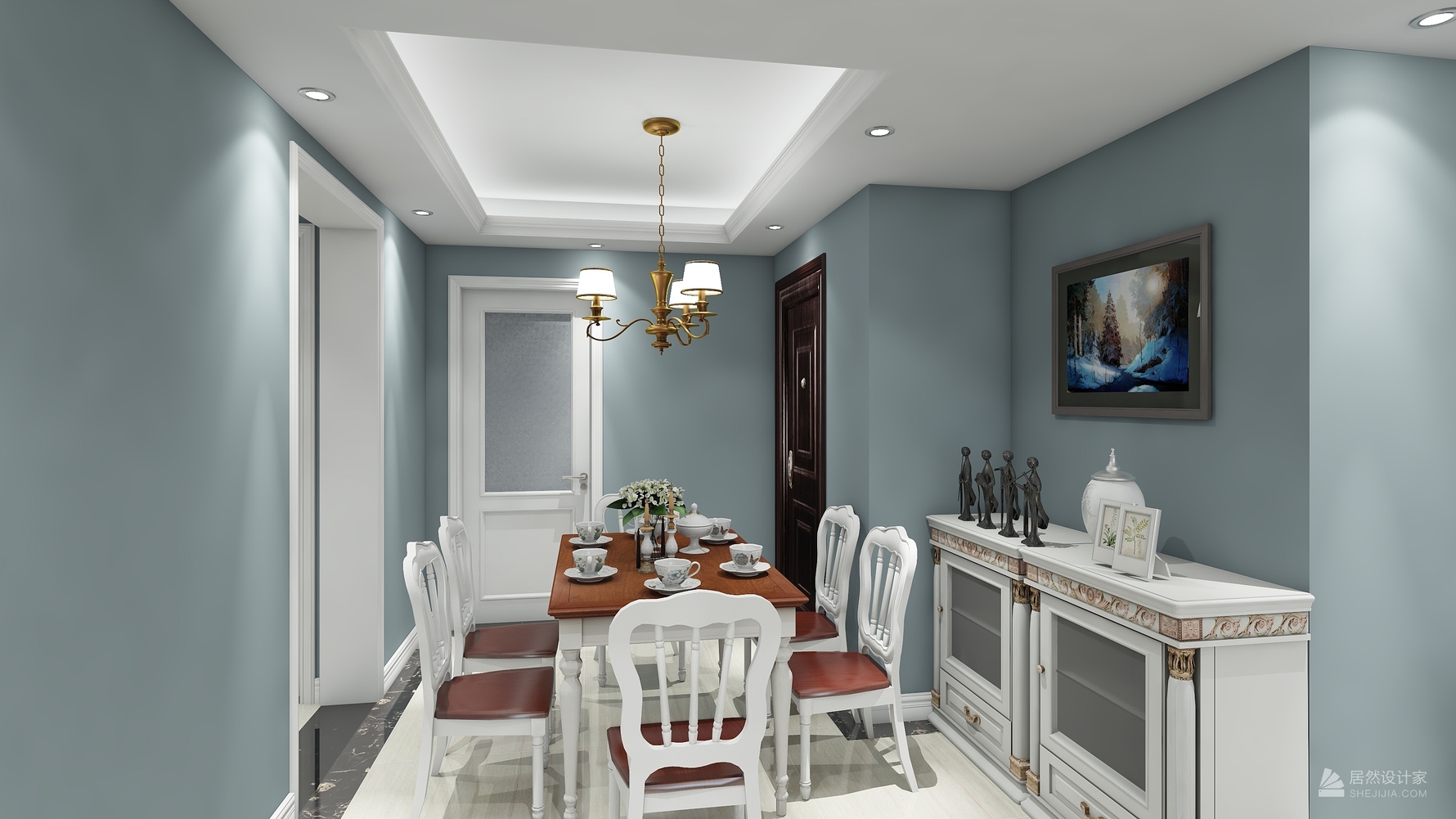 其它风格两室一厅装修设计效果图