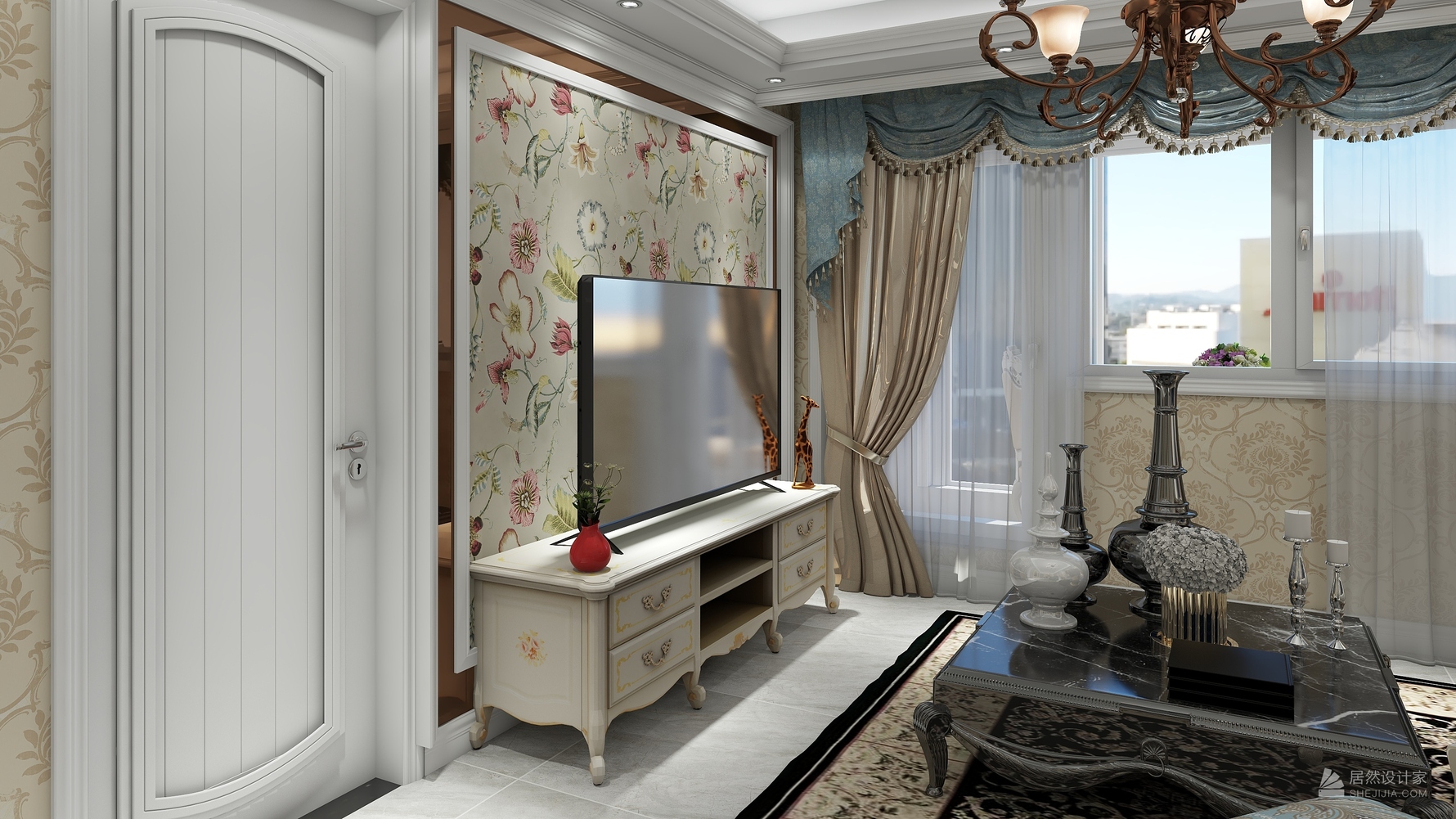 其它风格三室一厅装修设计效果图