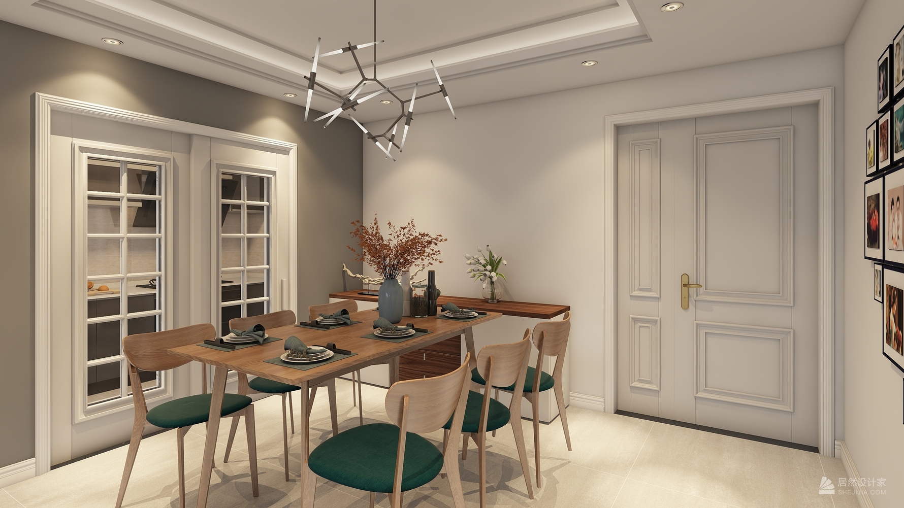 其它风格两室两厅装修设计效果图