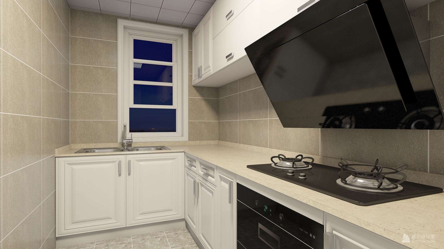 现代风格厨房装修设计效果图