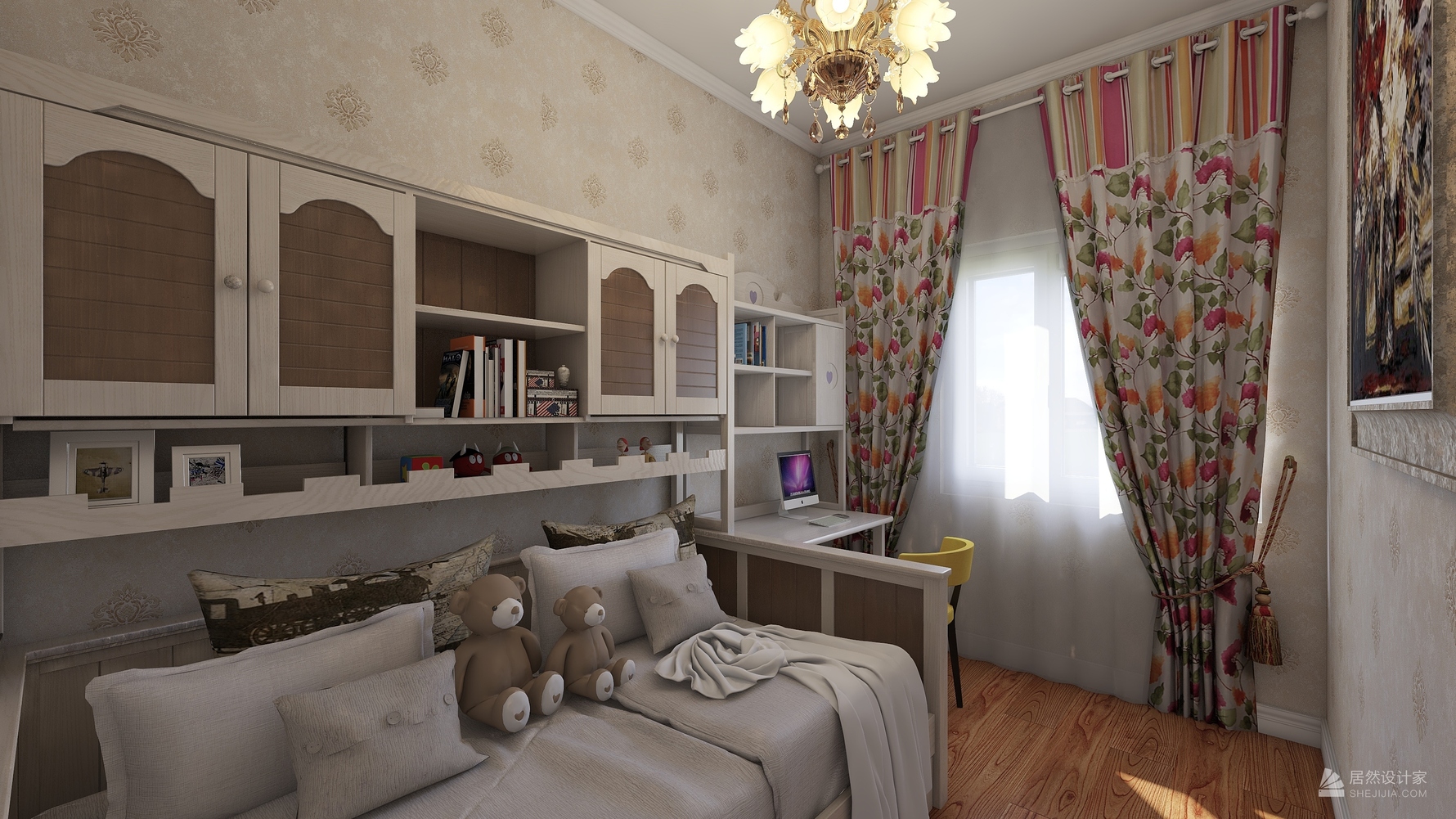 其它风格两室一厅装修设计效果图