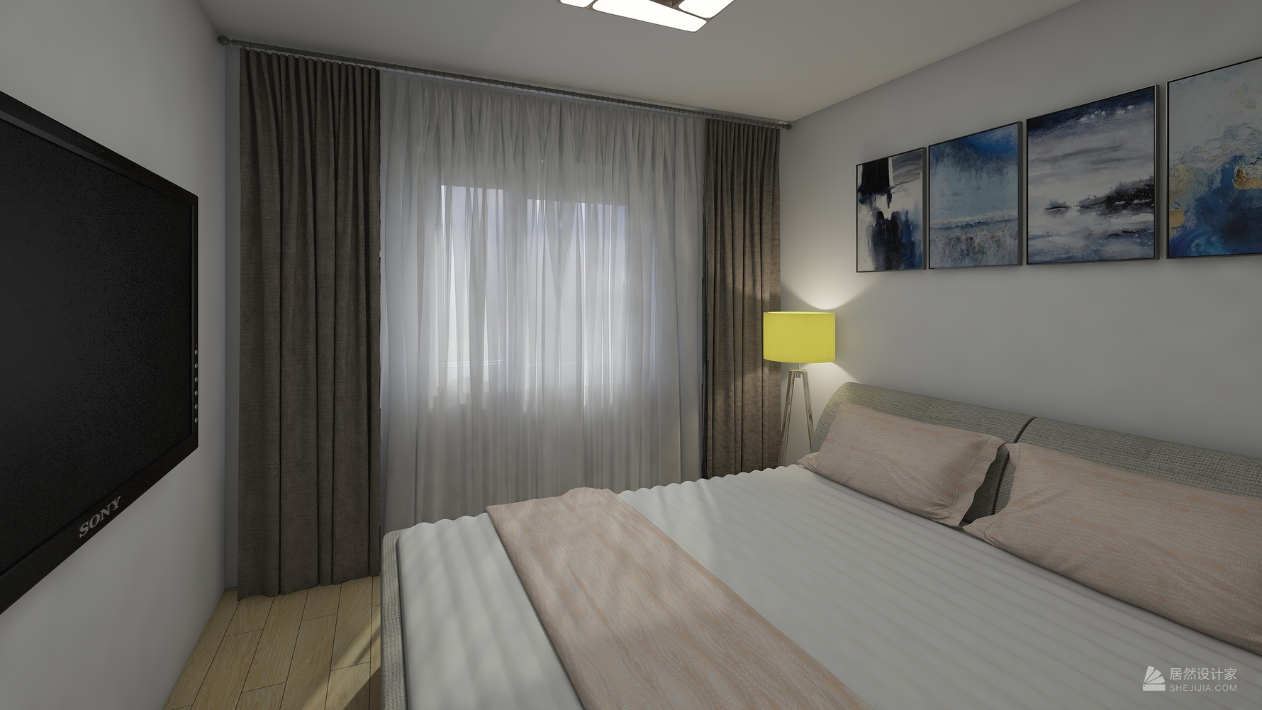 其它风格两室一厅装修设计效果图