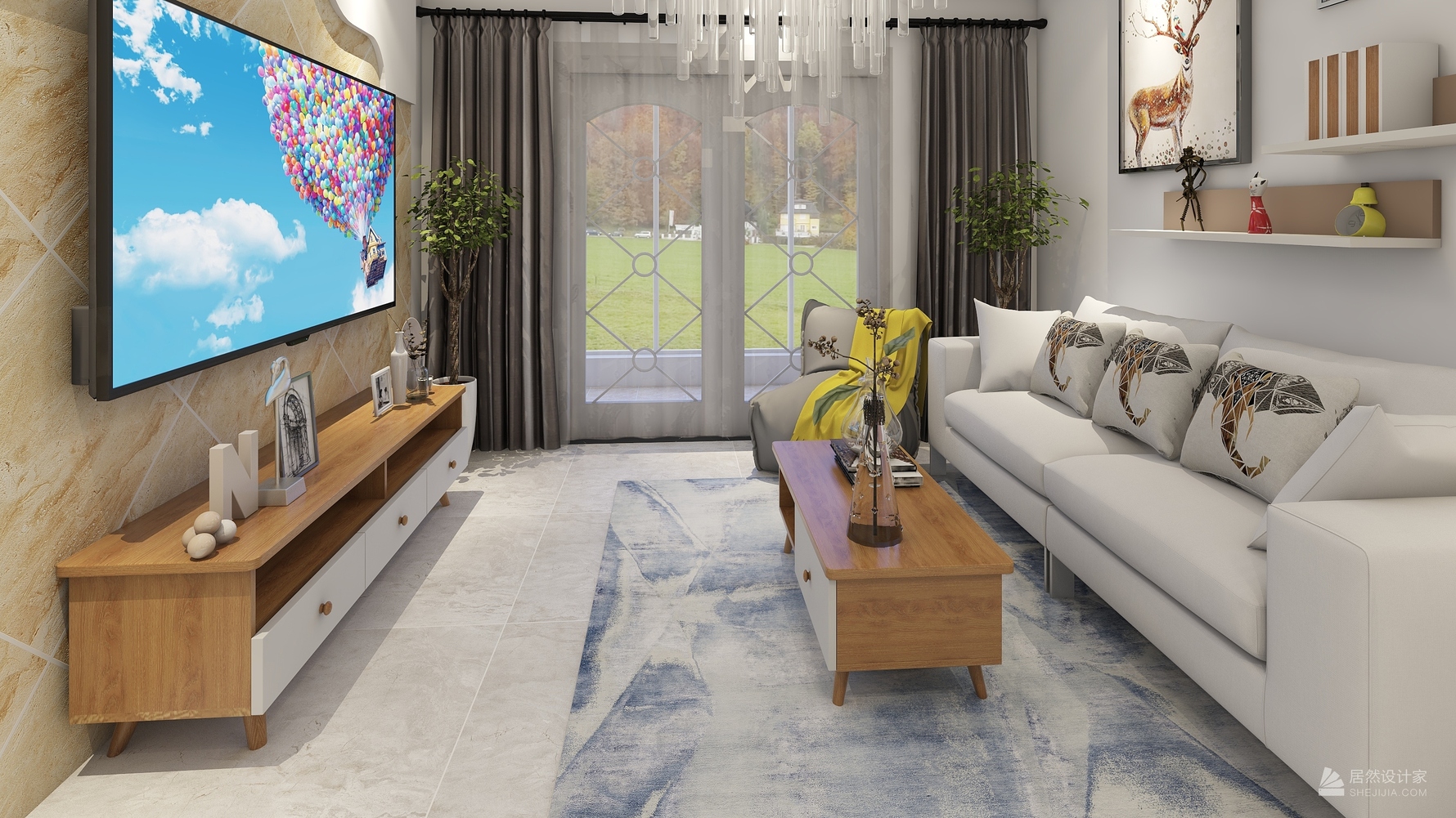 其它风格一室一厅装修设计效果图