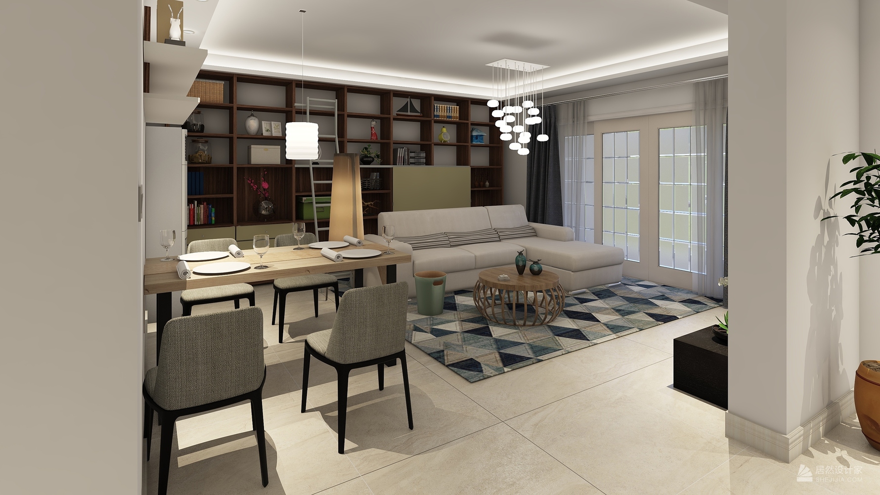 其它风格三室undefined装修设计效果图