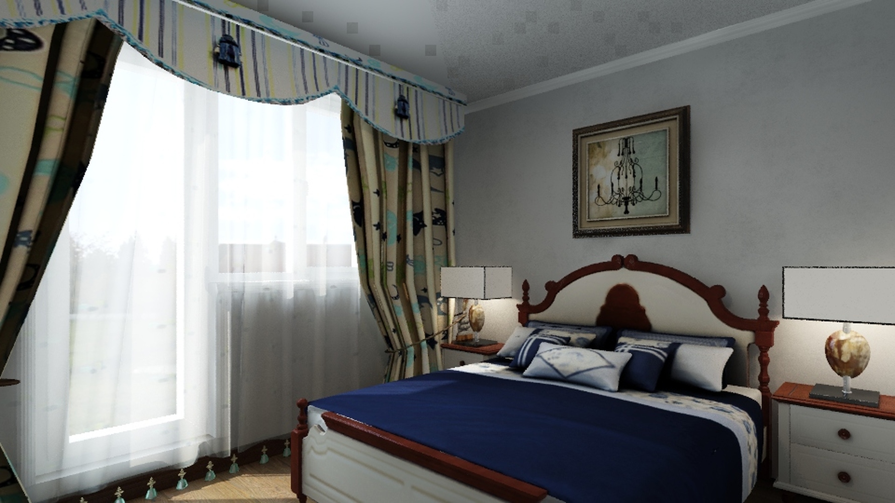 其它风格两室一厅装修设计效果图