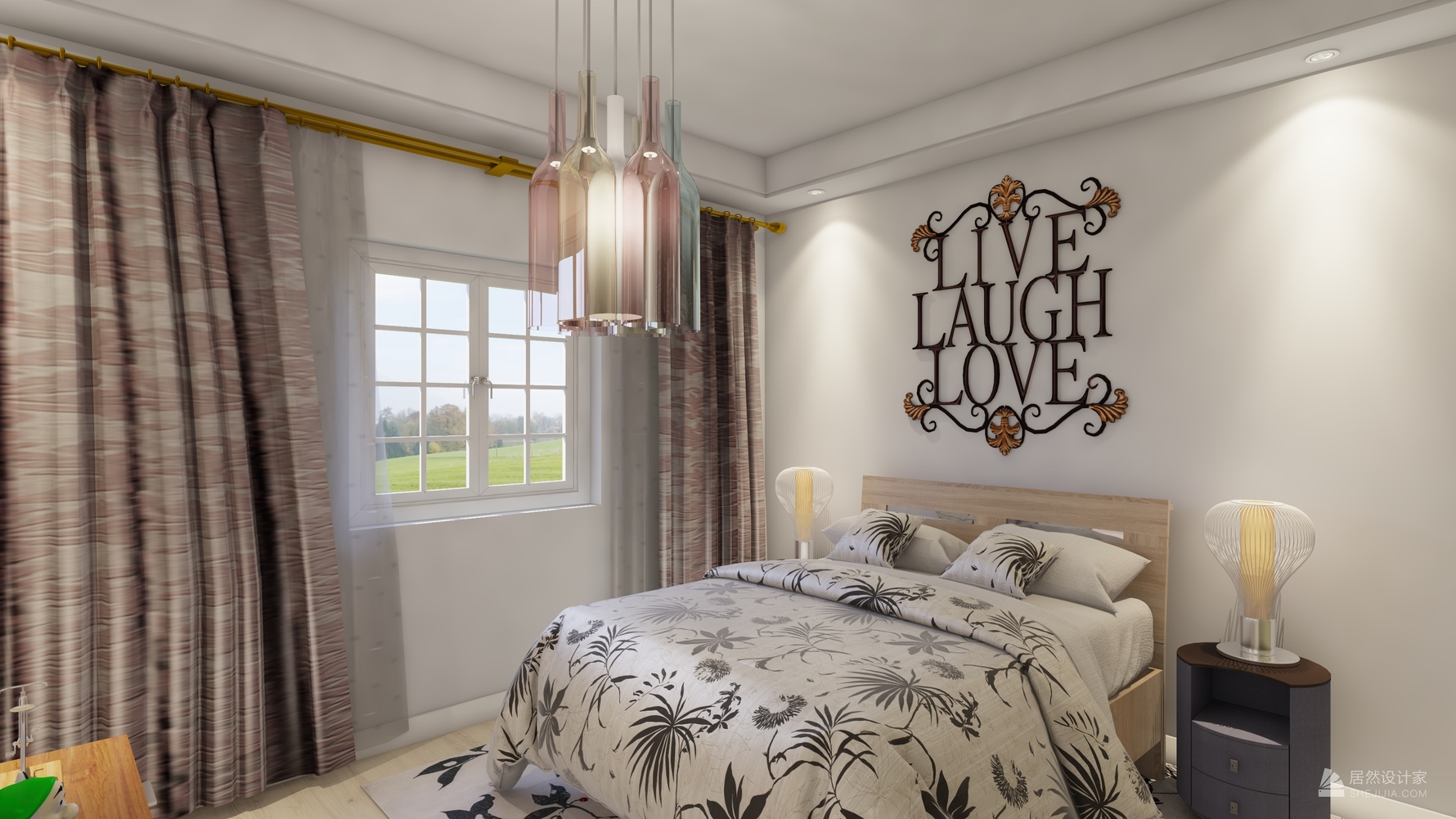 其它风格两室两厅装修设计效果图