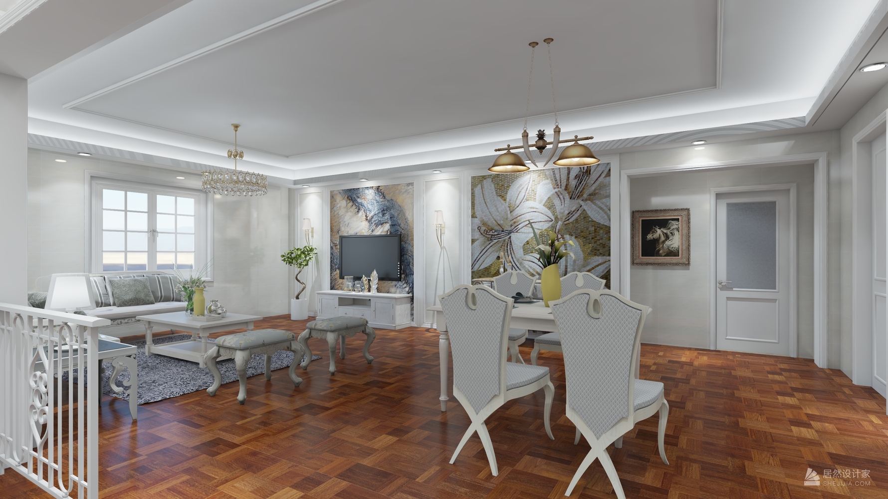 其它风格两室两厅装修设计效果图