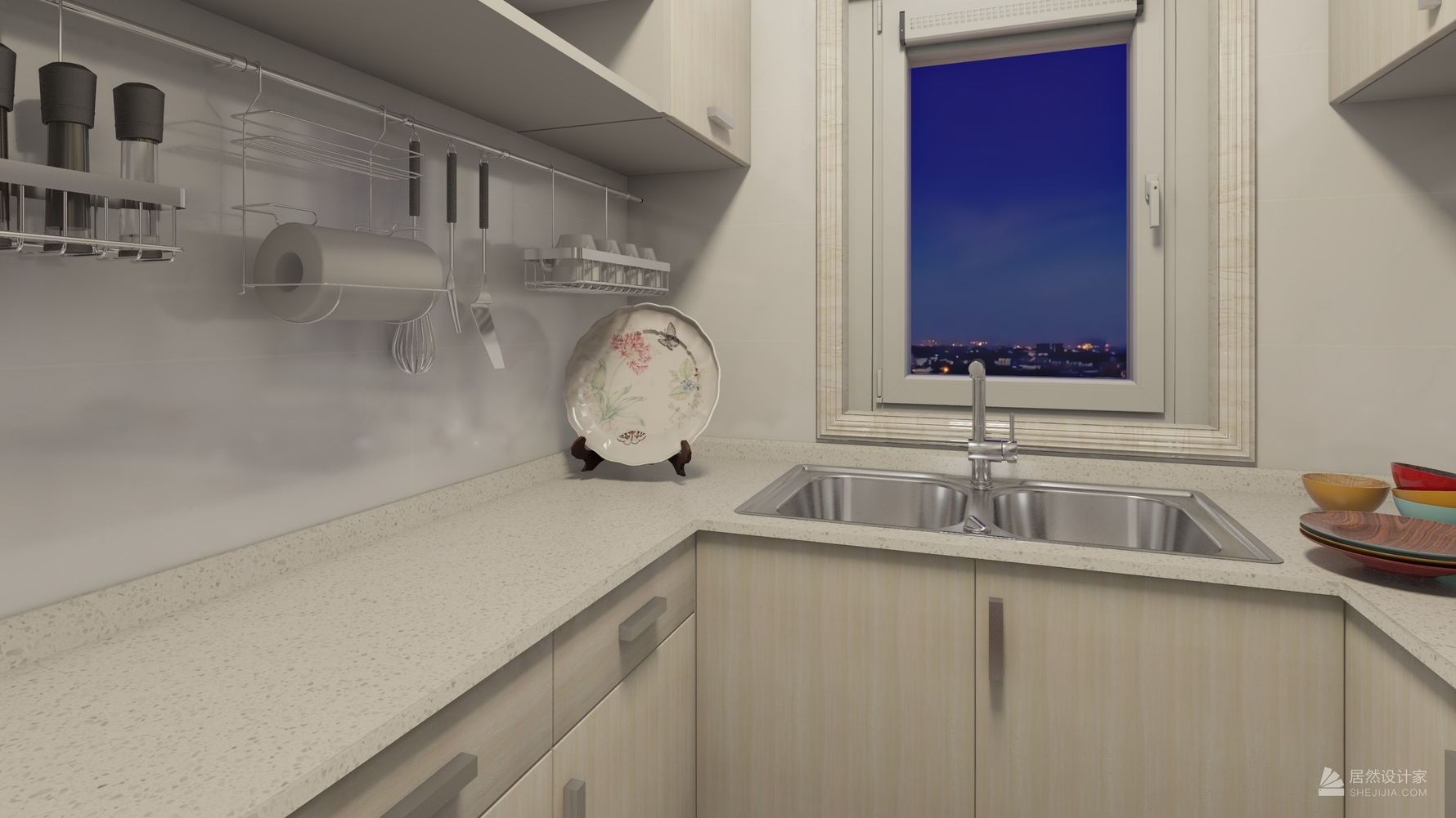 北欧风格两室一厅装修设计效果图