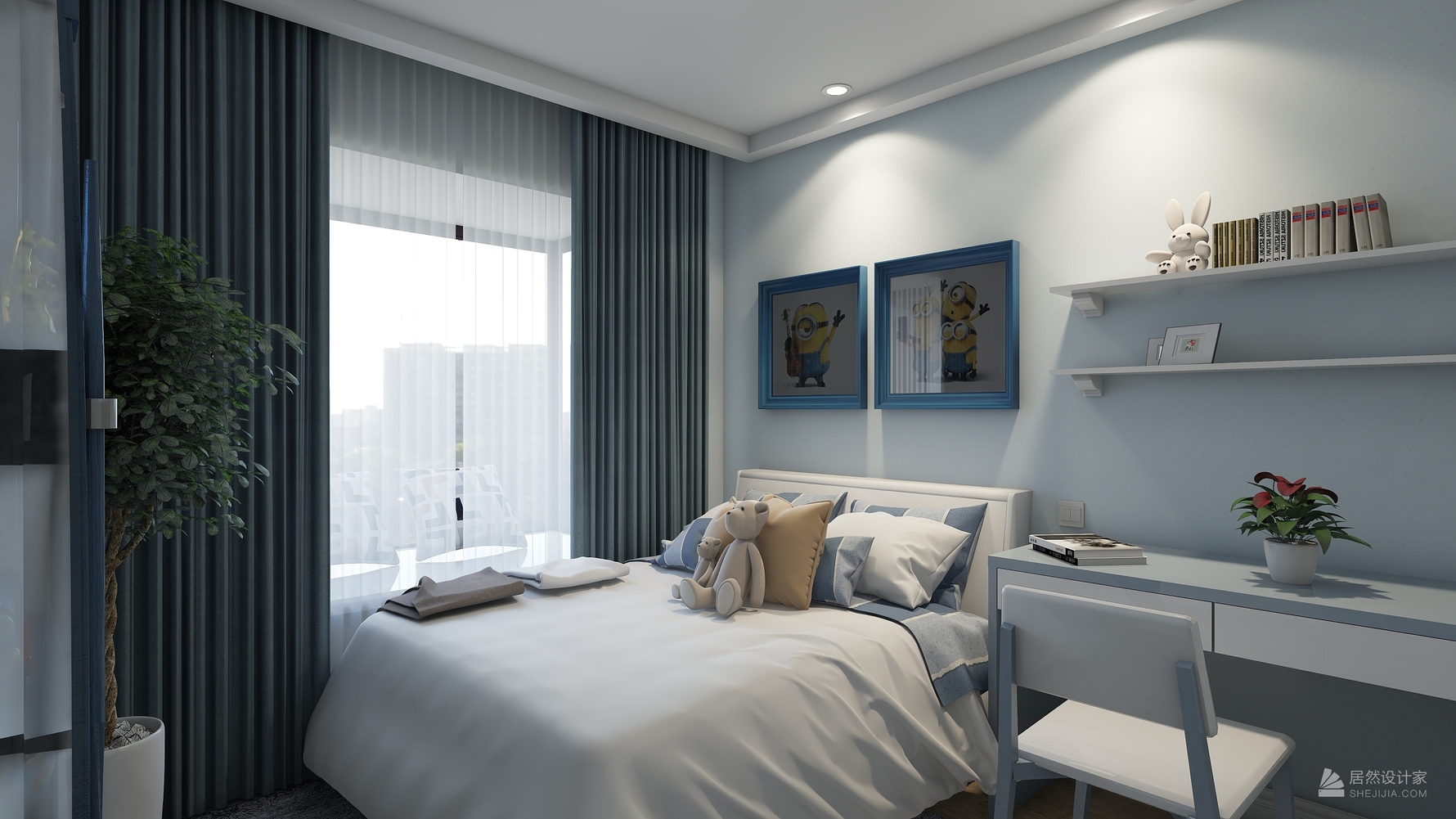 其它风格两室两厅装修设计效果图