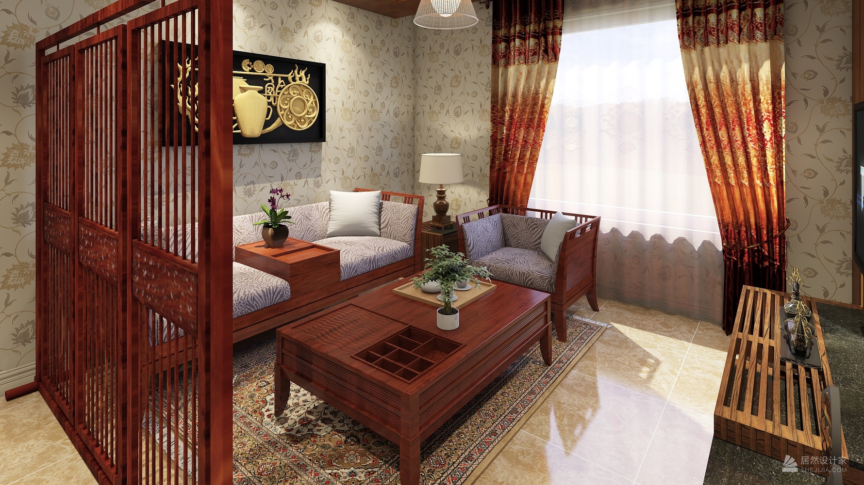 其它风格两室一厅装修设计效果图