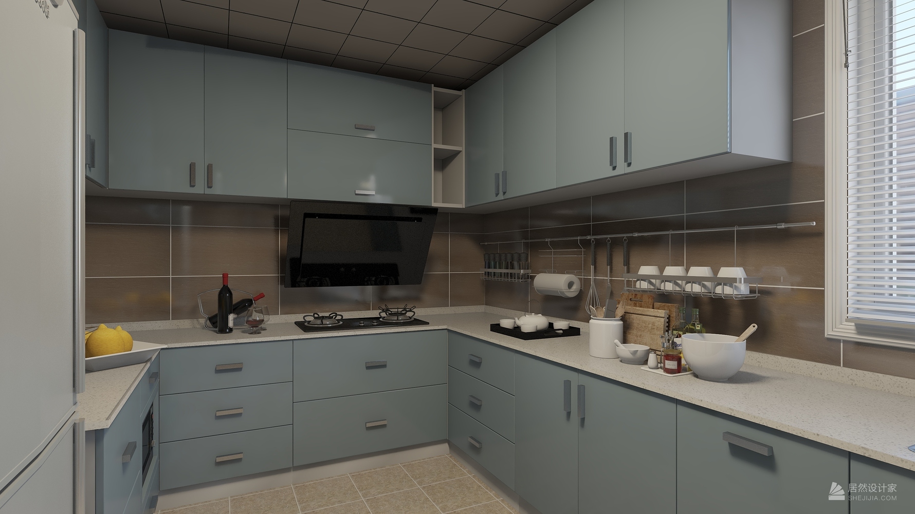 北欧风格两室两厅装修设计效果图