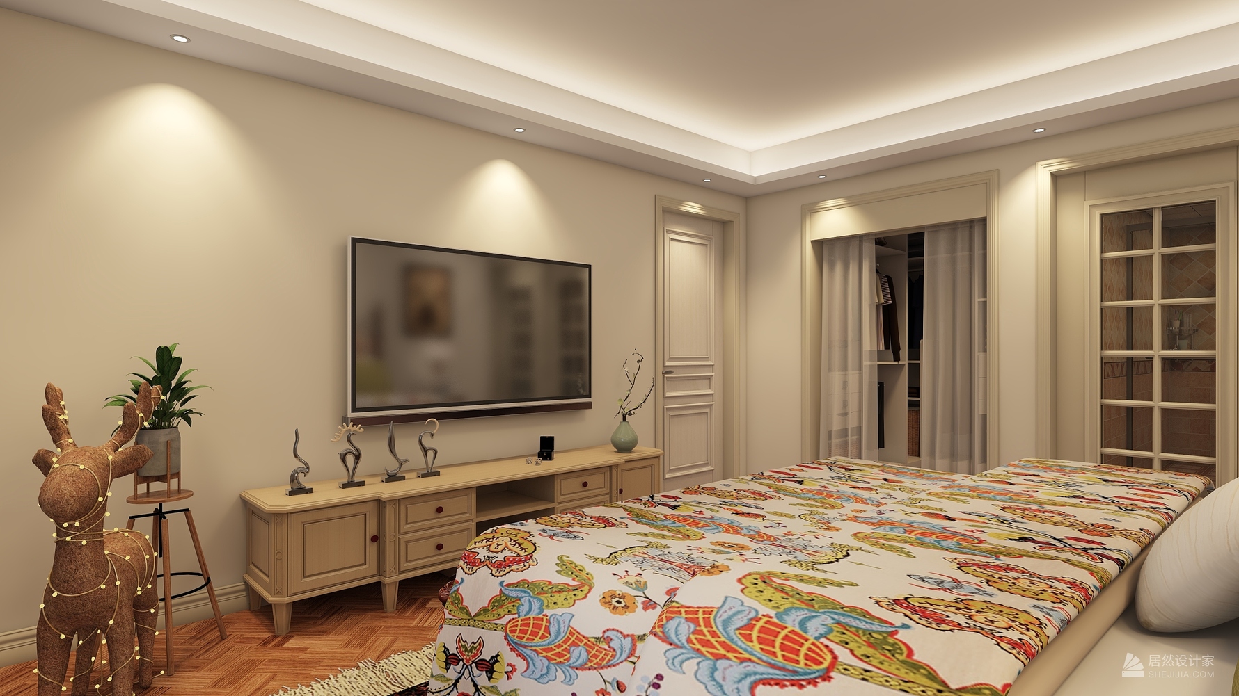 其它风格两室两厅装修设计效果图