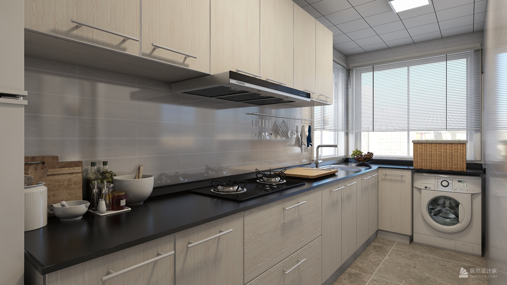 现代风格厨房装修设计效果图