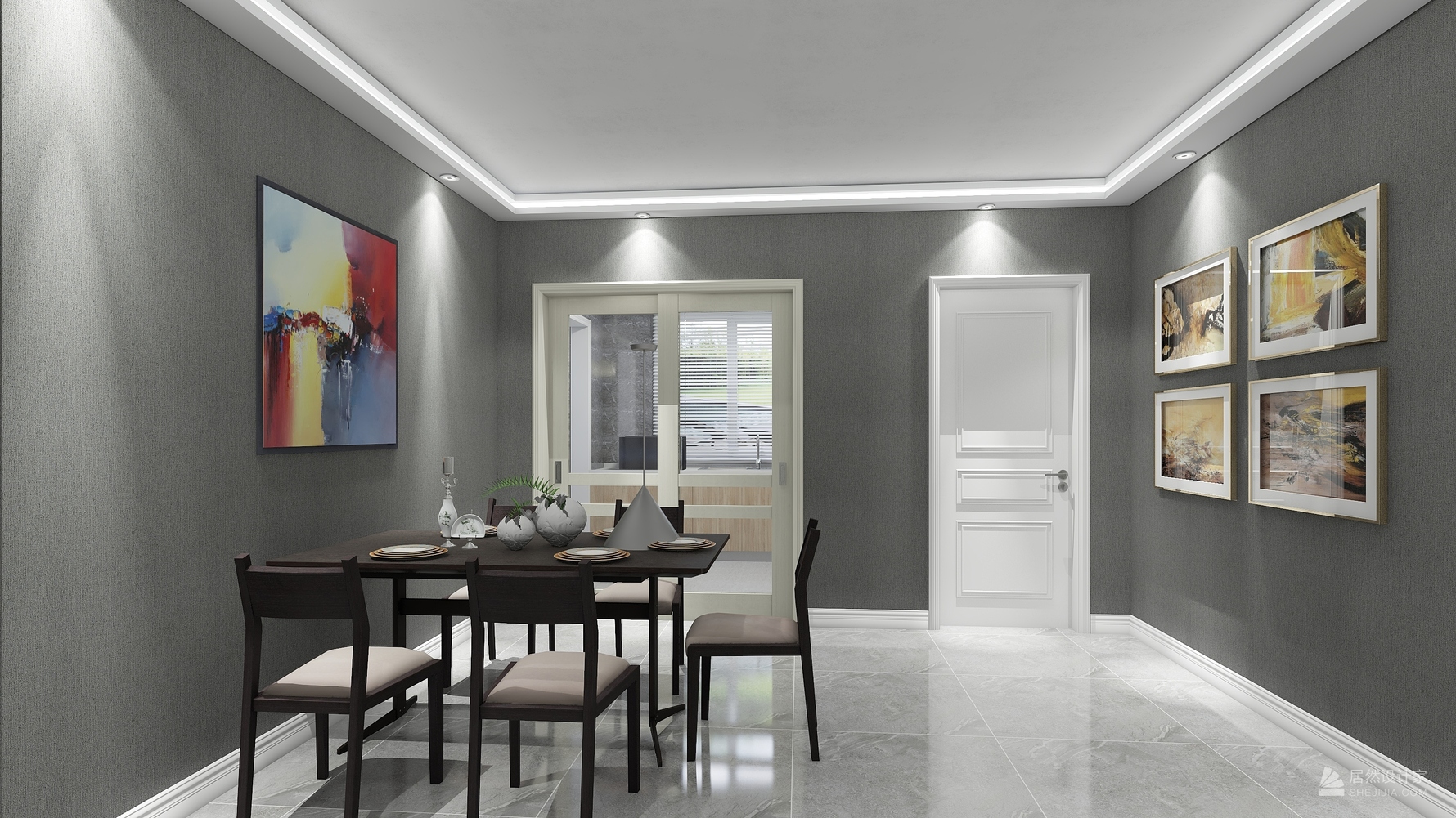 其它风格四室两厅装修设计效果图