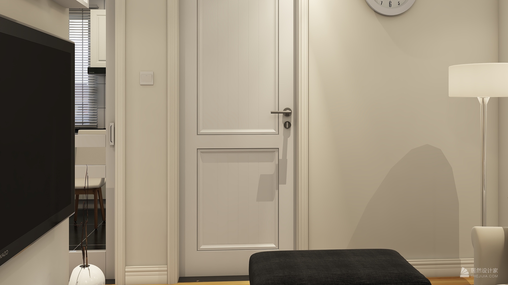 北欧风格两室一厅装修设计效果图