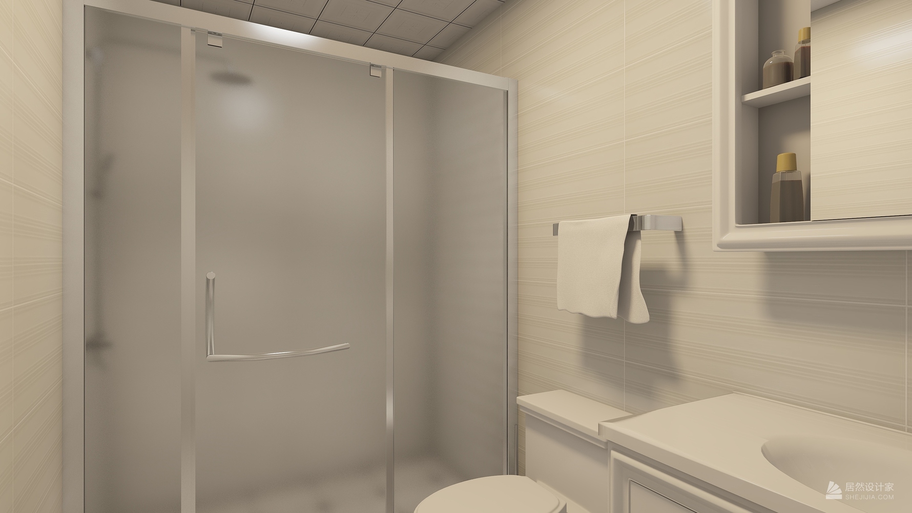 其它风格两室一厅装修设计效果图