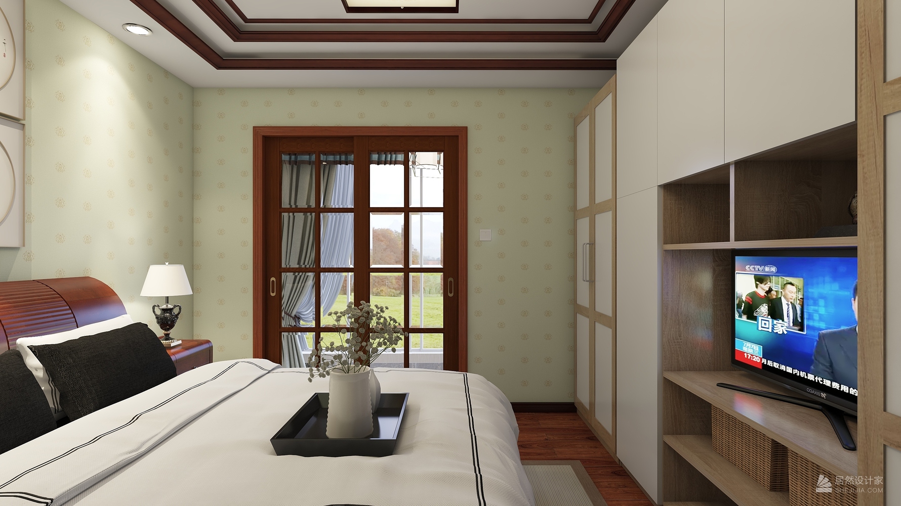 其它风格三室两厅装修设计效果图