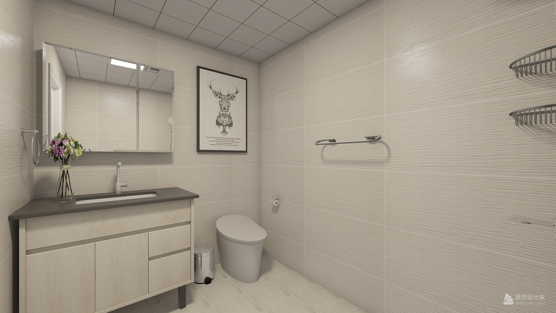 其它风格两室两厅装修设计效果图