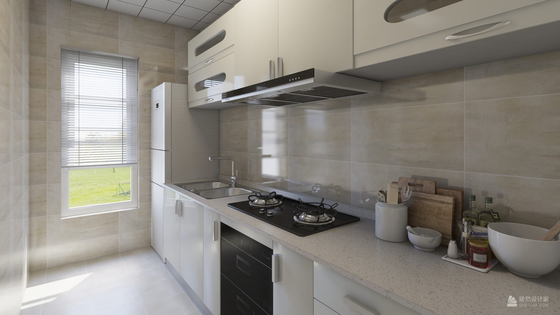 北欧风格两室一厅装修设计效果图